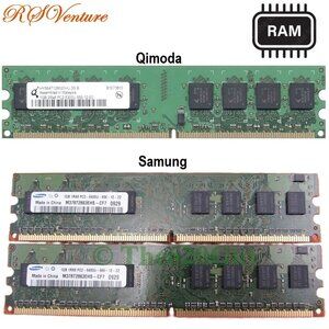 3GB of RAM 1GB Qimonda & 2GB Samsung